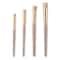 Short Flat Stencil Brush Set by Craft Smart®, 4 Pack